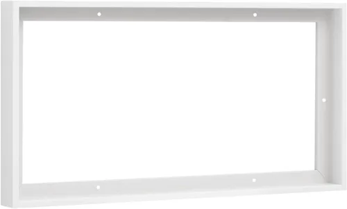 Pixy Canvas Marco flotante de 24 x 48 pulgadas para pinturas de lienzo de 1.5 pulgadas de profundidad, paneles de madera y tableros de lienzo Blanco