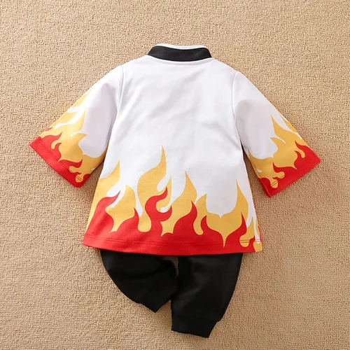 Miniatura 6 de RELABTABY Lindo mameluco de anime para bebé niño y niña, mameluco para Halloween, cosplay, ropa