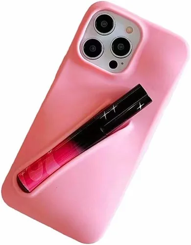 Miniatura 7 de Funda con soporte de brillo de labios para iPhone 8, funda de brillo de labios, esmalte de labios, elegante funda de silicona para mujeres y niñas