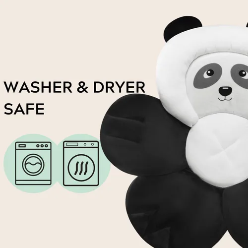 Miniatura 6 de PandaEar Almohadilla de baño para bebé recién nacido, asiento de baño, tapete suave con diseño de panda para fregadero, bañera, regalo esencial