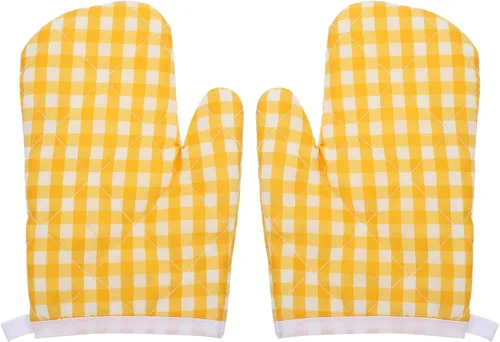 Miniatura 10 de Guantes de cocina para niños, 2 unidades, guantes antiquemaduras, guantes para horno de microondas, guantes de cocina para niños pequeños, seguros