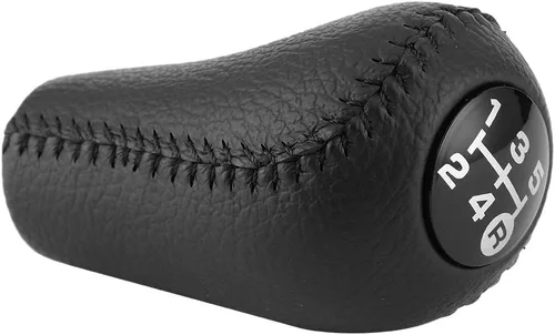 33504-20120-C0 - Pomo de palanca de cambios de cuero negro con gran sensación de mano, palanca de cambios para Toyota 4Runner/Pickup/Hilux Surf/Land