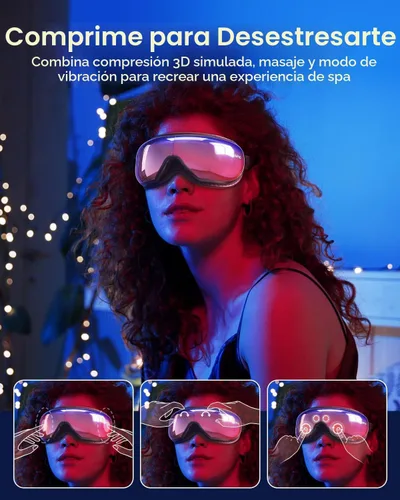 Miniatura 4 de RENPHO Eyeris 1 masajeador de ojos con calor, regalo de cumpleaños para el día del padre para marido, hombres y mujeres, apto para FSA, máscara