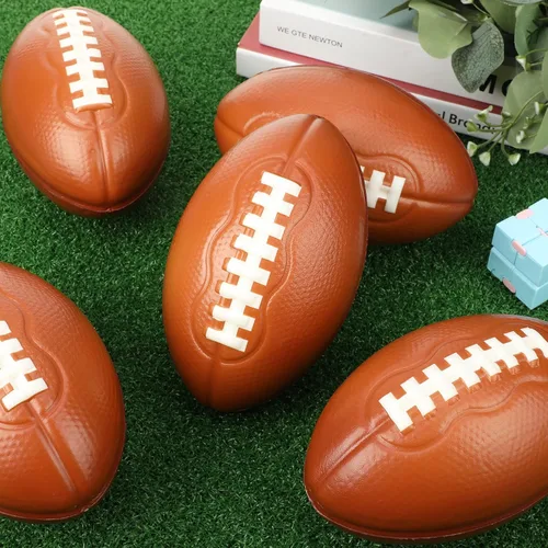 Miniatura 7 de Jerify Paquete de 6 pelotas de fútbol de espuma para niños de 6.7 pulgadas, pequeña pelota deportiva a granel, regalo para niños pequeños, niños