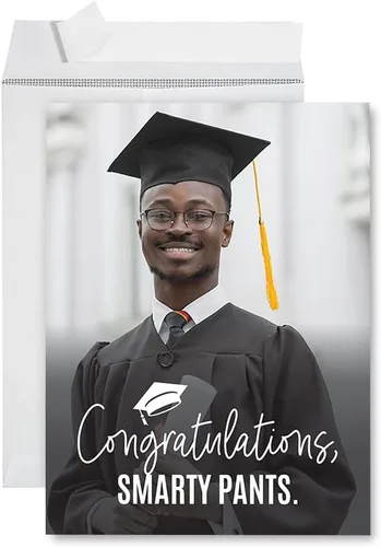 Miniatura 30 de Andaz Press Tarjeta fotográfica de graduación jumbo personalizada de 8.5 x 11 pulgadas con sobre, tarjeta de felicitación personalizada de clase