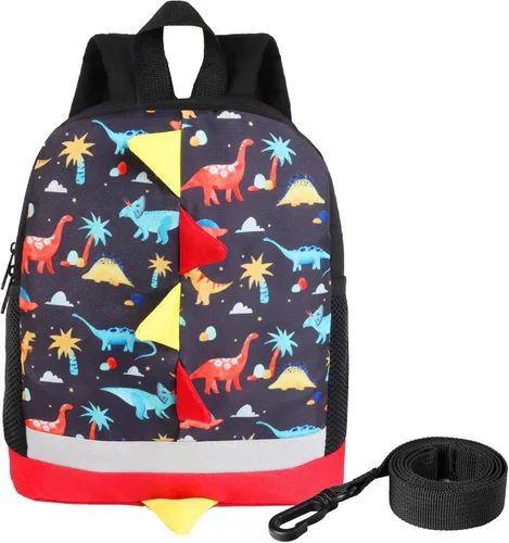 Mochila para niños, mochila pequeña con diseño de dinosaurio, para niños, guardería, mochila escolar para niños y niñas, Dinosaurio Azul A3,