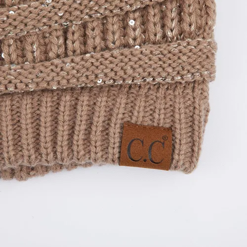 Miniatura 375 de C.C Trendy Warm Chunky Soft Stretch Cable Knit Beanie