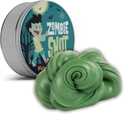 Zombie Snot Therapy Putty - Divertida masilla de alivio de estrés para adultos, color verde perla para Halloween y elefante blanco