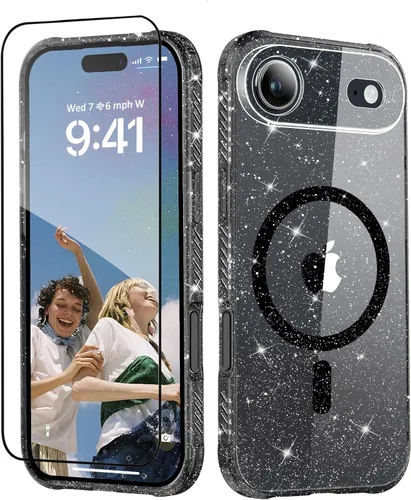 MIODIK Compatible con Funda para iPhone Air, [Compatible con Magsafe] con Protector de Pantalla y Protección de Cámara Mejorada, Funda Protectora