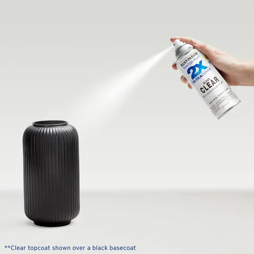 Miniatura 5 de Rust-Oleum - Painter's Touch 2X Ultra Cover - 334029 - Pintura en aerosol, 12 onzas, color transparente brillante Brillo Transparente