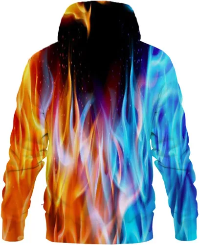 Miniatura 3 de Syaimn sudadera con capucha, casual, unisex, estampado 3D, para entrenamiento