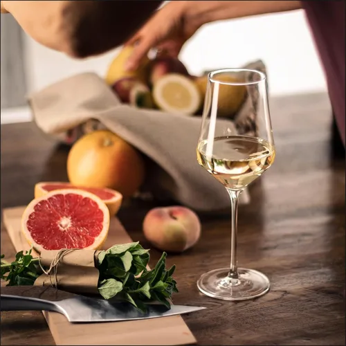 Miniatura 5 de Eisch SensisPlus - Vaso de cristal para vino blanco cielo, tecnología de aireación, sin plomo, apto para lavavajillas, juego de 2, 13.4 onzas