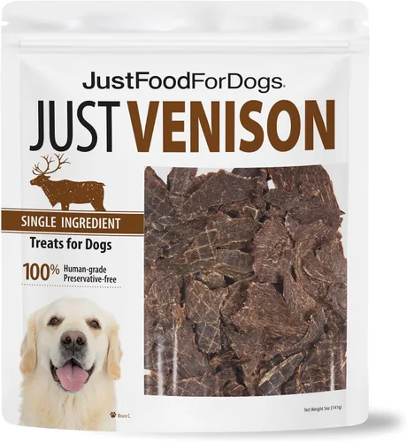 Miniatura 14 de JustFoodForDogs - Golosinas saludables de pechuga de pollo para perros, golosinas de un solo ingrediente, fabricadas en los Estados Unidos, 5 oz