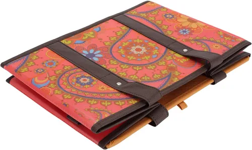 Miniatura 3 de Foraineam Juego de bolsas reutilizables para comestibles, bolsas de compras plegables y resistentes con fondo reforzado Fervent Paisley / Paquete