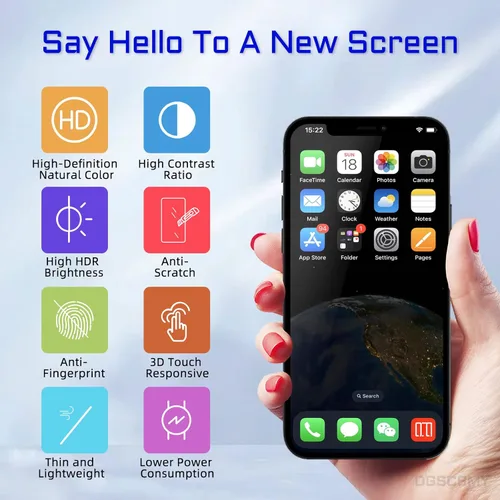 Miniatura 6 de [OLED] para iPhone 12 reemplazo de pantalla con altavoz frontal sensor de proximidad OLED para iPhone 12 Pro 3D pantalla táctil digitalizador 6.1
