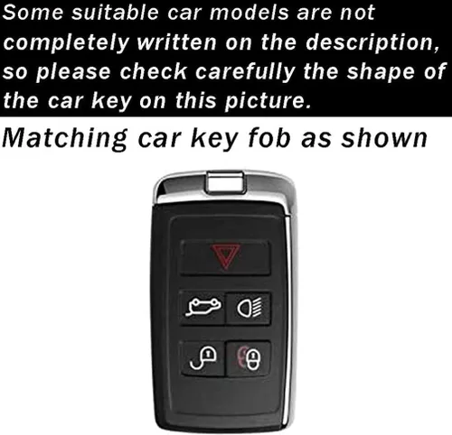 Miniatura 2 de ontto Funda de piel de gamuza suave y duradera para llave de coche, protector completo para Land Rover 2020 en adelante, compatible con Range Rover