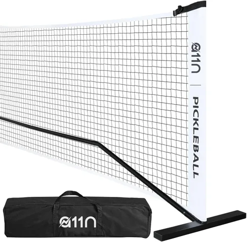A11N SPORTS Designed for All Weather Conditions with Steady Metal Frame and Strong PE Net, Regulation Size Net with Carrying Bag- 22’ Wide x 36”