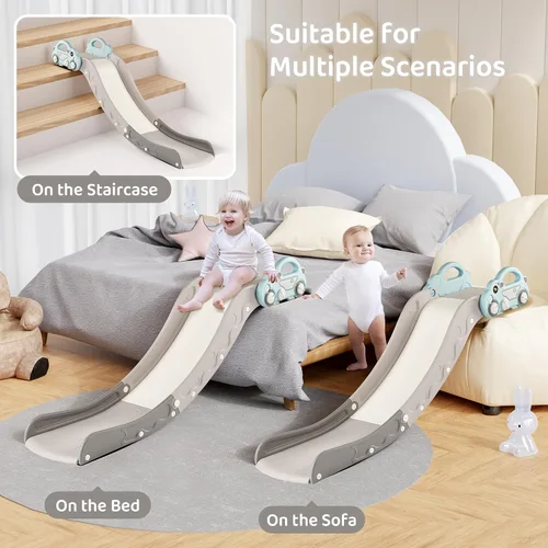 Miniatura 2 de Sofá deslizante interior para bebés y niños pequeños de Duke Baby, para niños de 1 a 3 años, accesorio adicional de sofá deslizante para cama Nugget