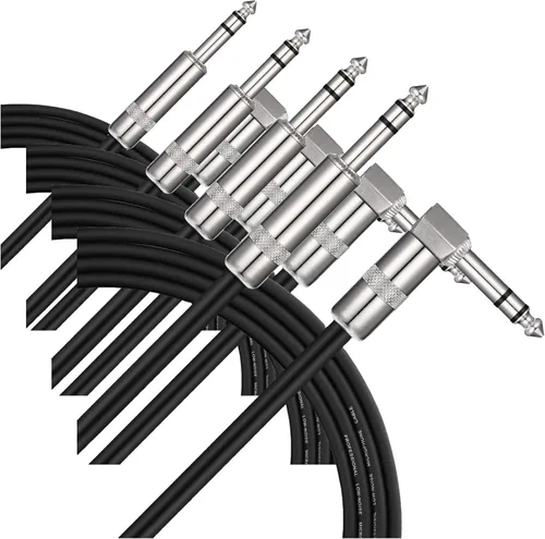 Miniatura 8 de Donner - Cable de guitarra de 10 pies, cable de instrumento eléctrico, cable AMP para bajo para guitarra eléctrica, amplificador de bajo, audio