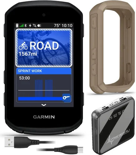 Garmin Edge 550, computadora compacta de ciclismo GPS, pantalla de color vivo de 2.7 pulgadas, mapeo específico de bicicleta, información avanzada