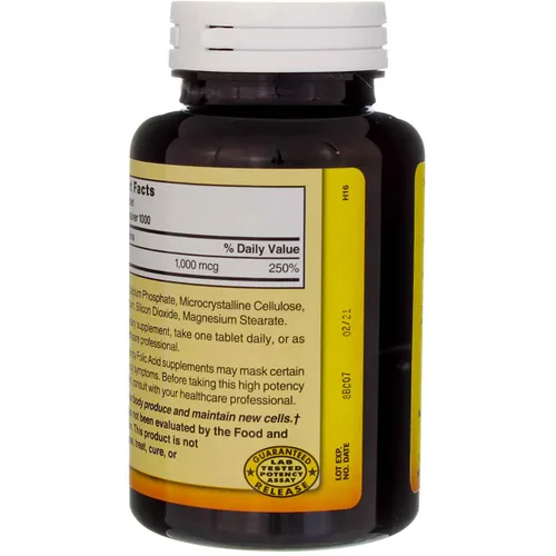 Miniatura 3 de Nature's Blend Ácido fólico 1000 mcg - 1000 comprimidos Paquete de 3