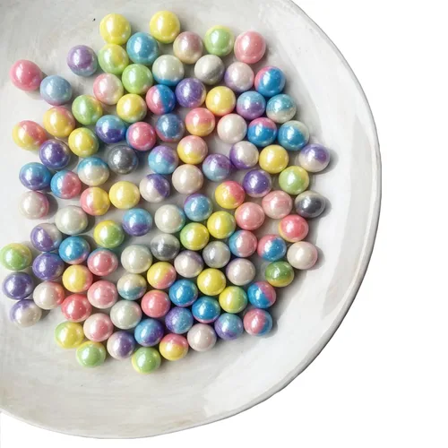 Miniatura 11 de Weraru Gránulos comestibles de azúcar con perlas azules comestibles, tamaño mezclado, para hornear, decoración de pasteles, decoración de galletas