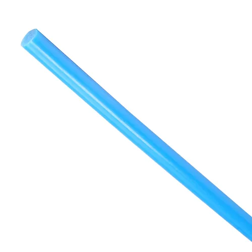 Aicosineg Varilla redonda de plástico Polioximetileno Stick para la industria mecánica POM sólido duro azul 1/3 x 39-3/8 pulgadas (D x L) 1 unidad