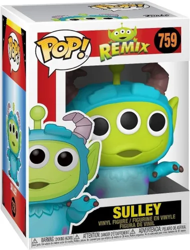 Miniatura 2 de Juguete Funko Pop Disney: Pixar Alien Remix - Sulley, multicolor, 3.75 pulgadas (48362)