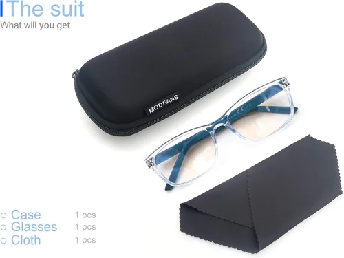Miniatura 5 de Gafas de lectura multienfoque progresivas, bloqueo de luz azul buenos lectores de computadora, Azul