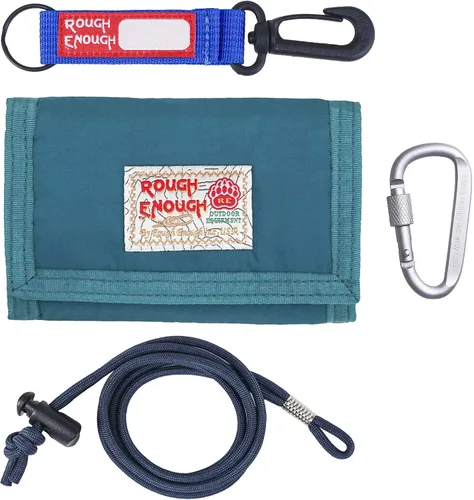 Miniatura 5 de Rough Enough - Carteras para niños y niñas con llavero y mosquetón y clip, juego de regalos para niños y niñas