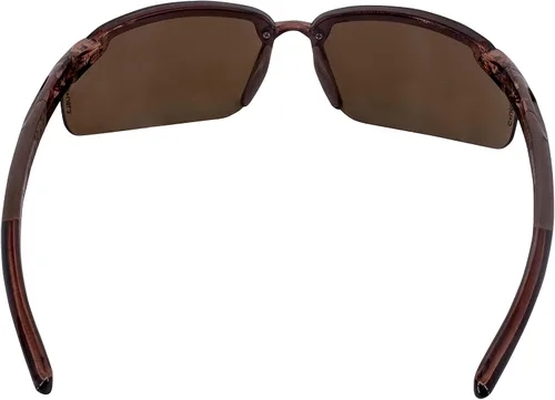 Miniatura 3 de Crossfire ES5 Gafas de Seguridad Premium, Marco Ultraligero y Pieza Nasal Ajustable Lente de espejo marrón