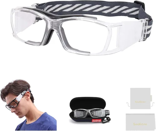 Miniatura 21 de SooGree Sports Goggles Racquetball Glassess Basketball Football Soccer Goggles for Men & Women Adjustable Strap