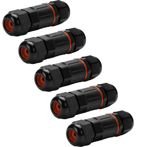 Miniatura 8 de 2 cajas de conexiones eléctricas impermeables IP68 para exteriores, conectores de cable subterráneo, cajas de conexiones para cables de 2 o 3 pines