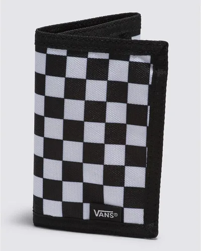 Miniatura 2 de Vans La billetera deslizada, negro, blanco (BlackWhite Checks), Billetera triple