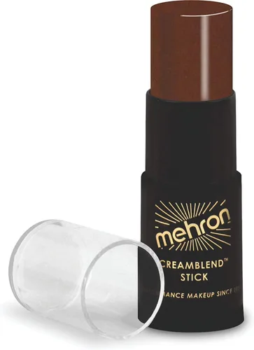 Miniatura 30 de Mehron Makeup CreamBlend Stick Base para rostro y cuerpo Barra de maquillaje profesional de cobertura completa 0.75 oz (21 g) (Dark 4)