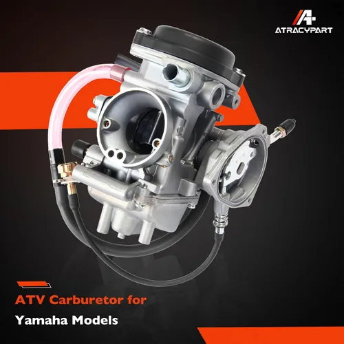 Miniatura 4 de Carburador Compatible con Yamaha 2000-2006 Kodiak 400 YFM400 & Big Bear 400 & Bruin 350, 2007-2012 Grizzly 350 Grizzly 450, 2006-2009 Wolverine 350
