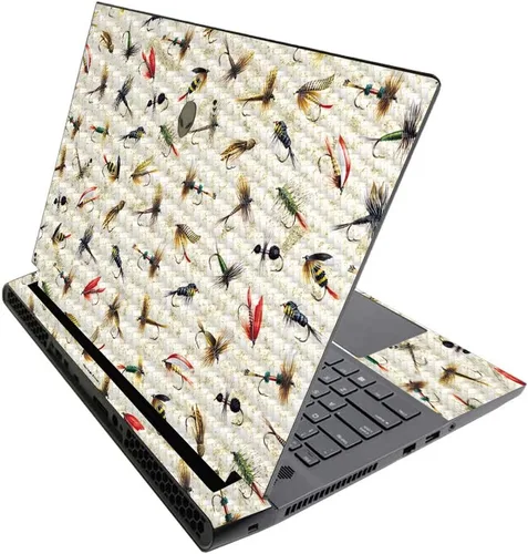 Miniatura 452 de MightySkins - Skin brillante con purpurina para Alienware M17 R3 (2020) y M17 R4 (2021) - Diversión de los años 90 Acabado duradero con purpurina