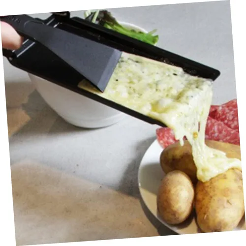 Miniatura 7 de BESTOYARD 1 juego de parrilla de queso de acero al carbono bandeja de hornear Raclette parrilla de mesa para queso a la luz de las velas de queso