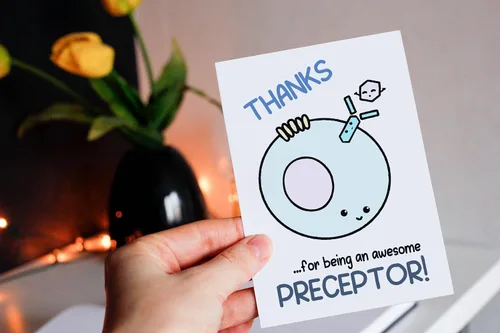 Miniatura 2 de Owings Designs Perfect Thanks For Being An Awesome Preceptor - Regalo de agradecimiento para médico/enfermera - Bonita tarjeta de felicitación médica