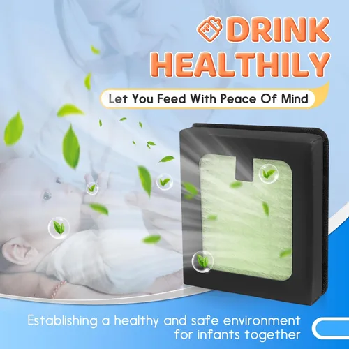 Miniatura 2 de Paquete de 2 filtros HEPA de repuesto compatibles con Baby Brezza Bottle Dryer Advanced y Baby Brezza Bottle Washer Pro