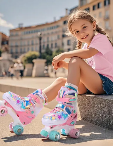 Miniatura 7 de SULIFEEL - Patines ajustables para niños para niños de 3-5, 5-8, 6-12 años con ruedas iluminadas ajustables de 4 tamaños, el mejor regalo para niños