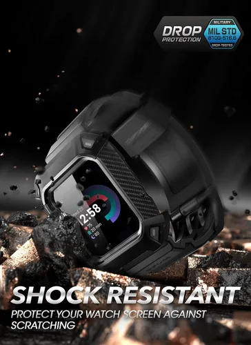 Miniatura 5 de SUPCASE Unicorn Beetle Pro - Correa de reloj para Fitbit Versa 4, Fitbit Versa 3, Fitbit Sense 2/1, correa protectora de repuesto