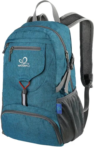 Miniatura 9 de WATERFLY Mochila pequeña ligera y plegable: mochila de 20 l ultra ligera, plegable, de senderismo, de viaje, de camping, de día, para hombre y mujer