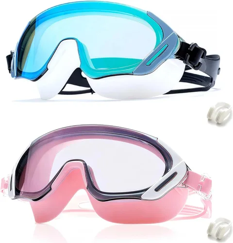 Miniatura 13 de Gafas de natación Espejo deslumbrante rosa