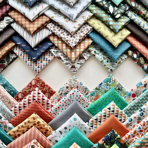 Miniatura 44 de Paquete de tela de algodón de color sólido, 50 cuadrados precortados (8 x 8 x 8 pulgadas), 100% algodón, 120 GSM, fabricado en Türkiye