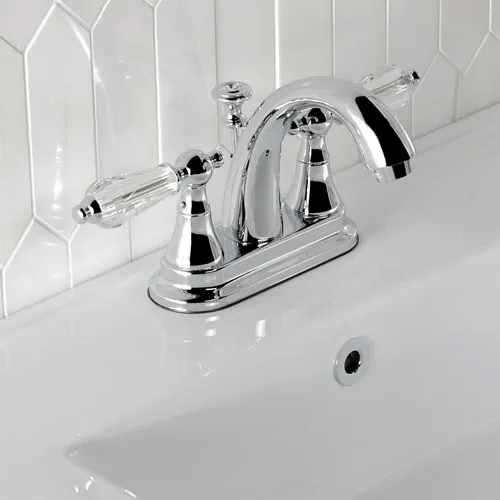Miniatura 4 de Kingston Brass KS7611WLL Grifo de baño central de 4 pulgadas, cromo pulido