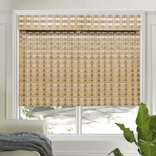 Miniatura 22 de LETAU cortinas de madera para ventanas con cenefa, filtran la luz