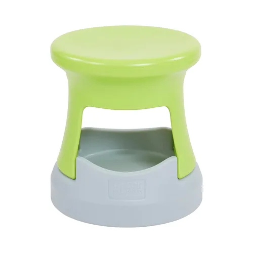 Miniatura 15 de ECR4Kids Taburete tambaleante de almacenamiento activo, altura del asiento de 15 pulgadas, muebles para niños, color negro