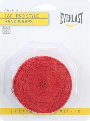 Miniatura 2 de Everlast Par de envoltorios de mano rojos de 180 pulgadas para boxeo y artes marciales