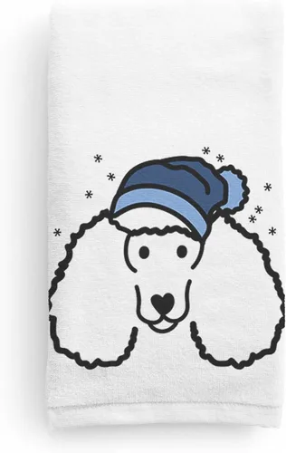 Miniatura 7 de Inkopious Gorro de invierno Airedale Terrier Toalla de mano decorativa - Decoración navideña para el hogar